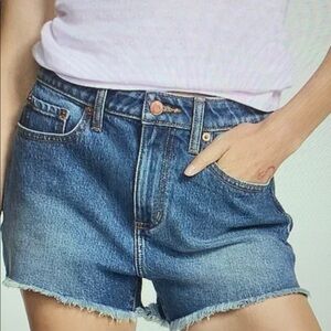 Classic Blue Denim Women's Athletic Shorts